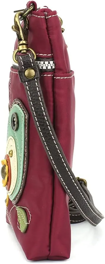 CHALA Crossbody RFID Cell Phone Purse - Women Nylon/Faux Leather Multicolor Handbag with Adjustable Strap Venture