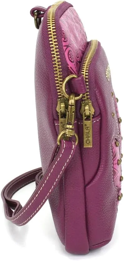 CHALA UNI Cellphone Xbody - Womens RFID Protected Faux Leather Crossbody Bag with Adjustable Strap