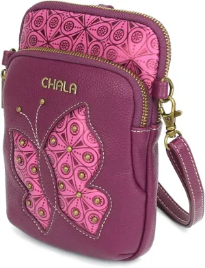 CHALA UNI Cellphone Xbody - Womens RFID Protected Faux Leather Crossbody Bag with Adjustable Strap