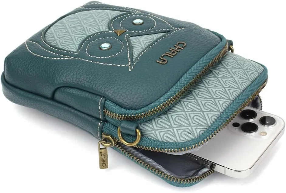 CHALA UNI Cellphone Xbody - Womens RFID Protected Faux Leather Crossbody Bag with Adjustable Strap