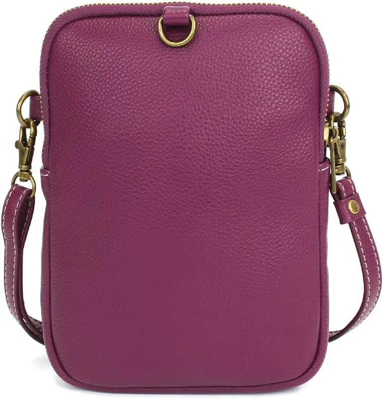 CHALA UNI Cellphone Xbody - Womens RFID Protected Faux Leather Crossbody Bag with Adjustable Strap