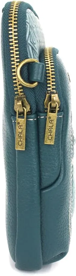 CHALA UNI Cellphone Xbody - Womens RFID Protected Faux Leather Crossbody Bag with Adjustable Strap