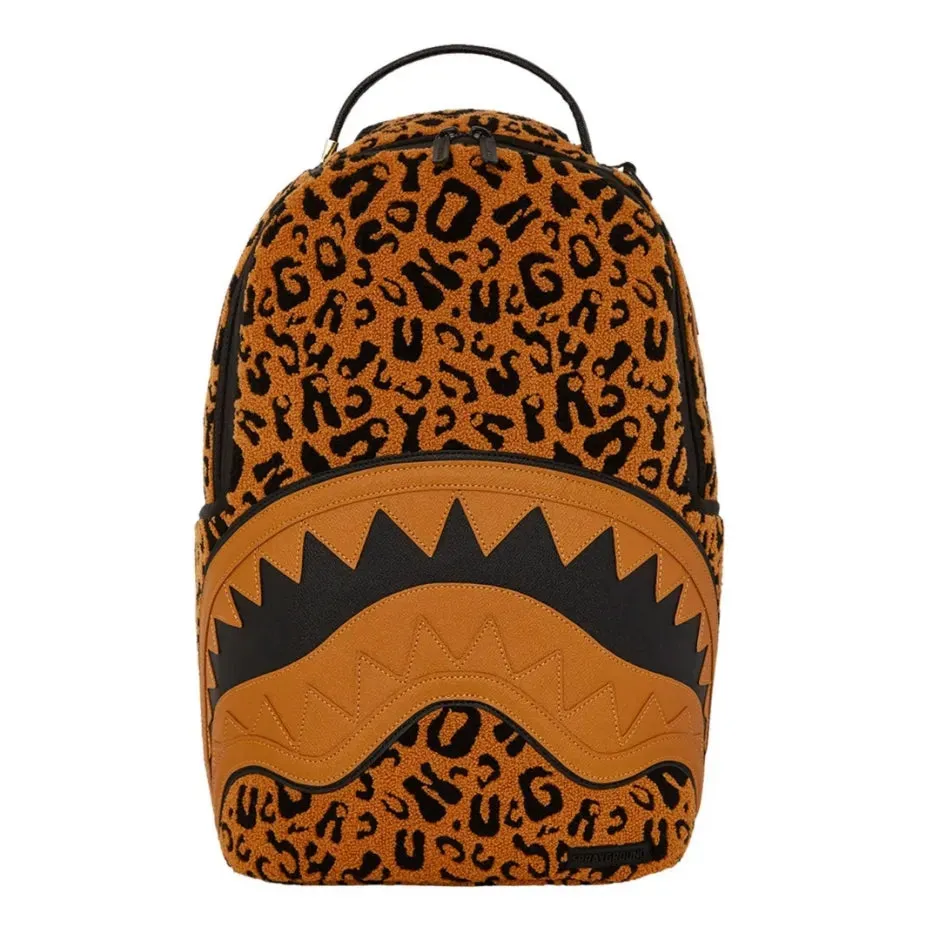 Cheetah Chenille DLXSF Backpack
