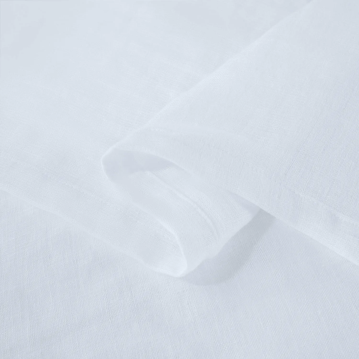 Chezmoi Collection Brussels Belgian Flax Linen Throw Blanket, 50" x 70" - Pre-Washed Super Soft Lightweight Breathable Summer Blanket White Color for Living Room Couch & Bed