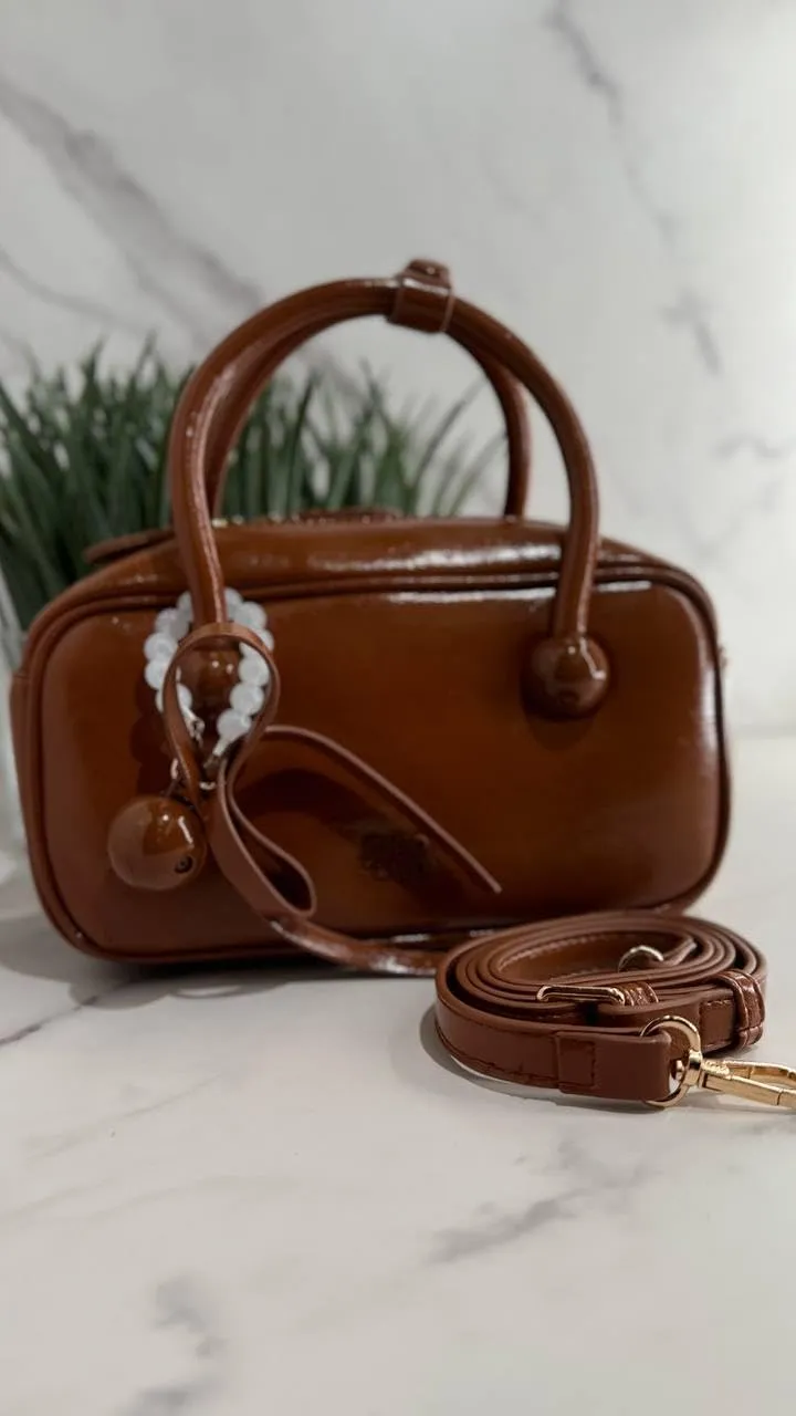 ChicTrend – Stylish Faux Leather Bag with Long Strap