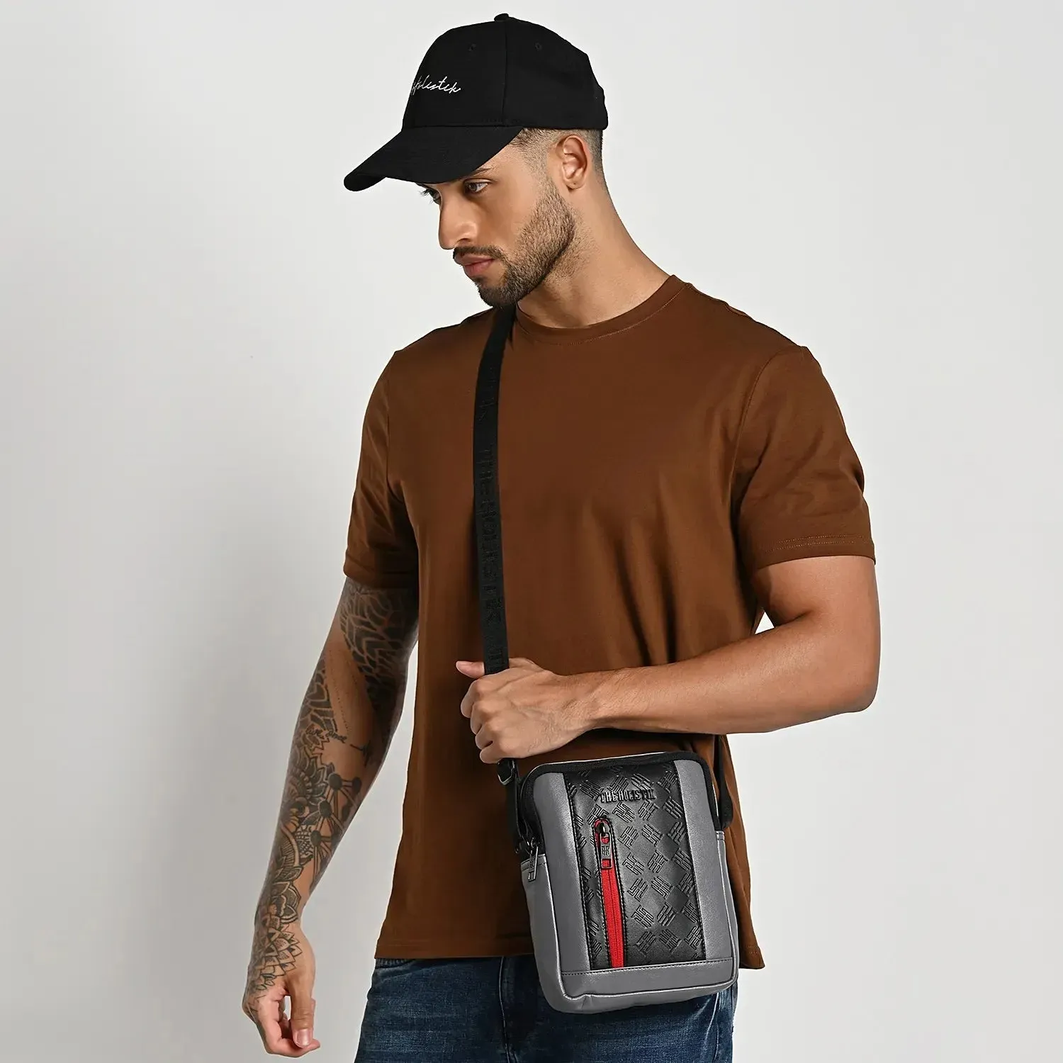 Clever Stylish Sling Bag | Travel Sling Bag Men | Everyday Sling Bag | Phone Bag Men