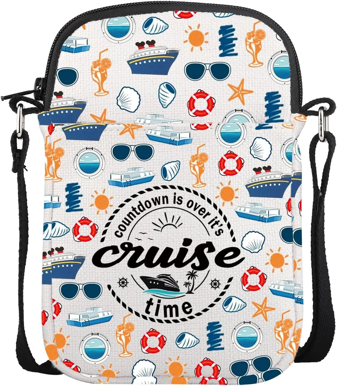 CMNIM Cruise Ship Gifts Cruise Vacation Mini Crossbody Bag With Adjustable Strap Cruising Gifts for Cruise Lover Gifts