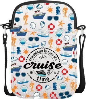 CMNIM Cruise Ship Gifts Cruise Vacation Mini Crossbody Bag With Adjustable Strap Cruising Gifts for Cruise Lover Gifts
