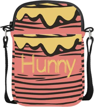 CMNIM Hunny Pot Crossbody Bag Cartoon Bear Inspired Gifts Honey Bees Sweet Gift Honeypot Merch Honey Bear Purse Strap Bag