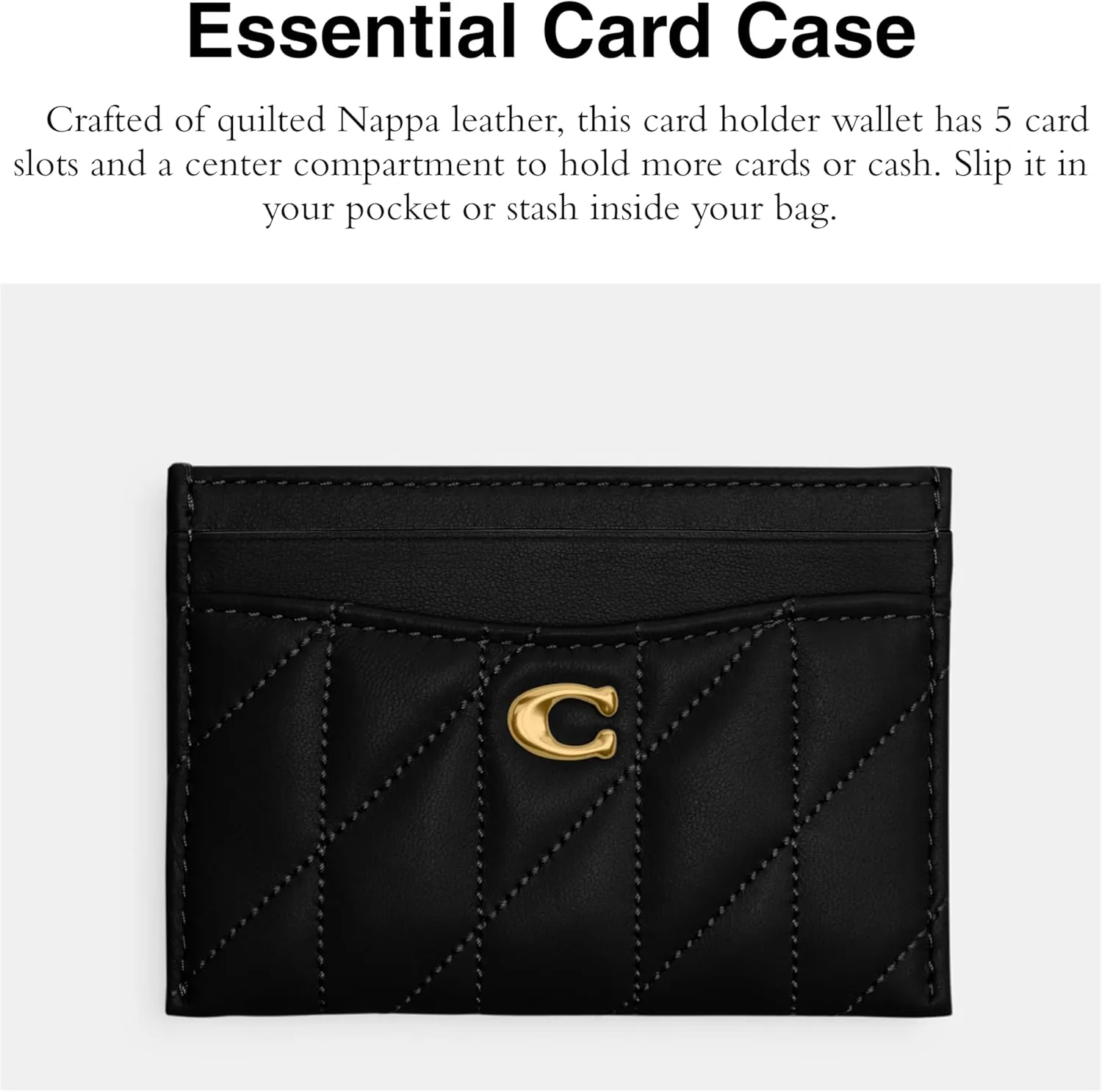 Coach Women's Essential Case Travel Accessory-Envelope Card Holder