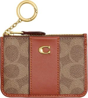 Coach Women's Essential Mini ID Card Case Bi-Fold Wallet, Multicolor, One Size