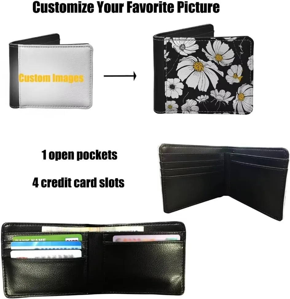 Coldinair Astronaut Cat Boys Wallets for Kids 9-12 Outer Space Cool Wallet for Teen Boys Leather Bifold Wallet Credit Card Cash Id Holder Purse Coin Pocket Id Window for Men Boy Male Youth Guys