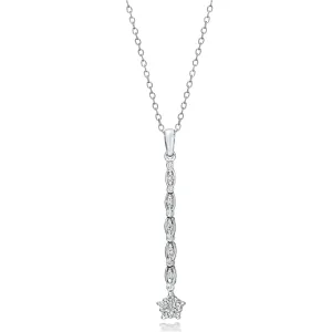 Convertible Diamond Necklace set in 925 Silver