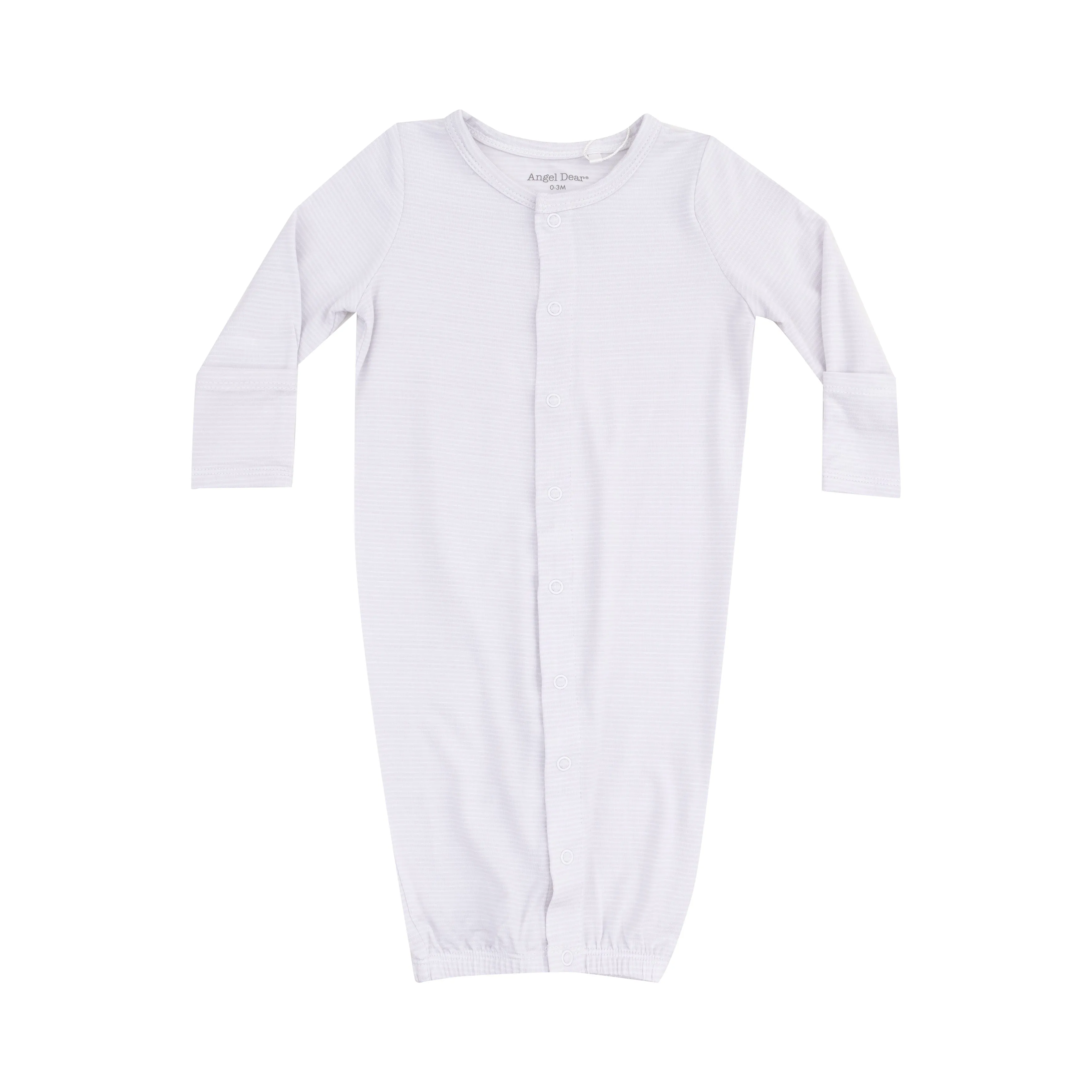 Convertible Gown - Stripe Classic Grey / Vintage Elephant ABC