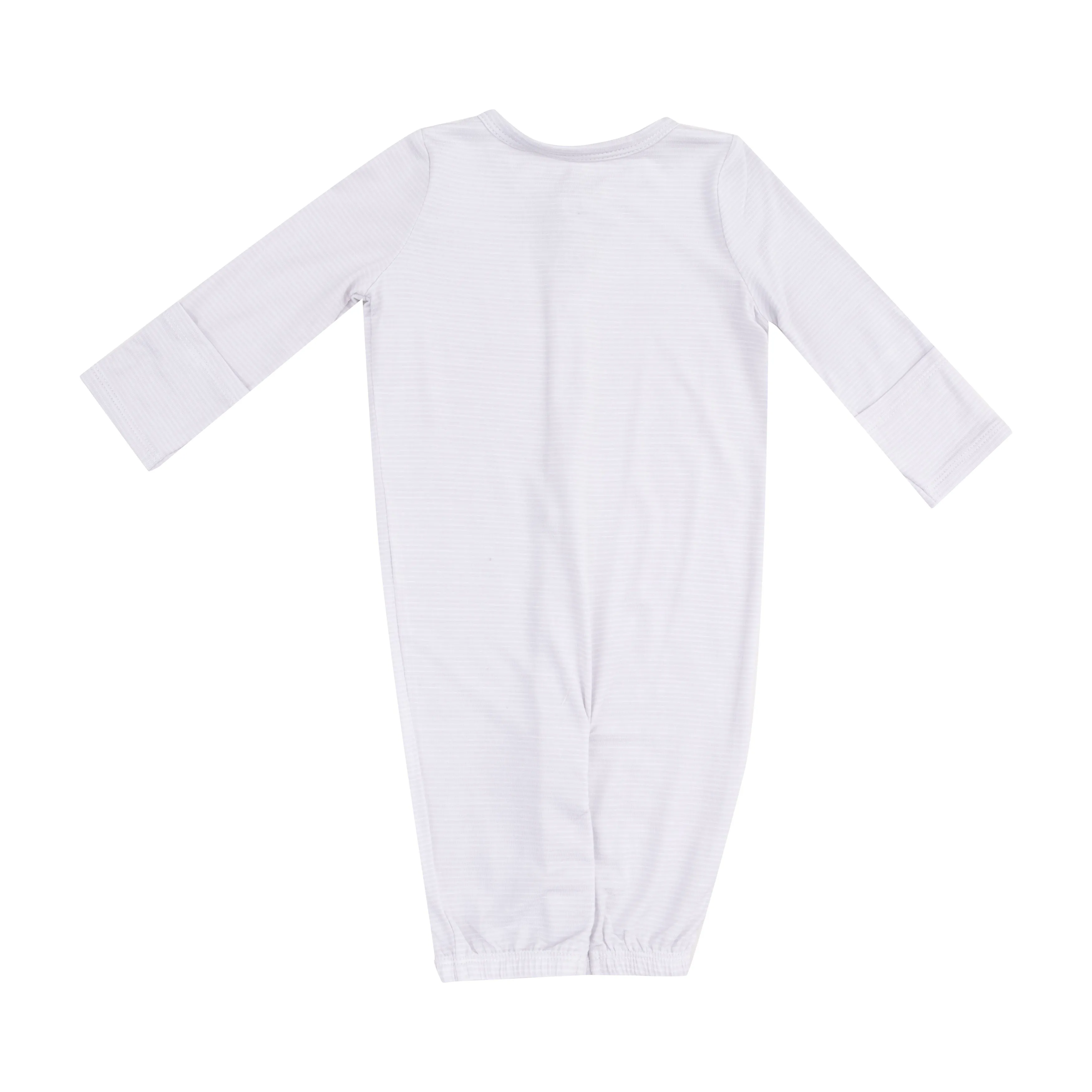 Convertible Gown - Stripe Classic Grey / Vintage Elephant ABC
