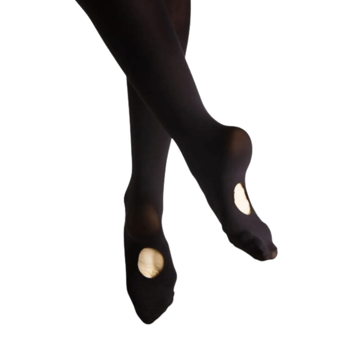 Convertible Tights Black (Child Size 9-11 yrs)