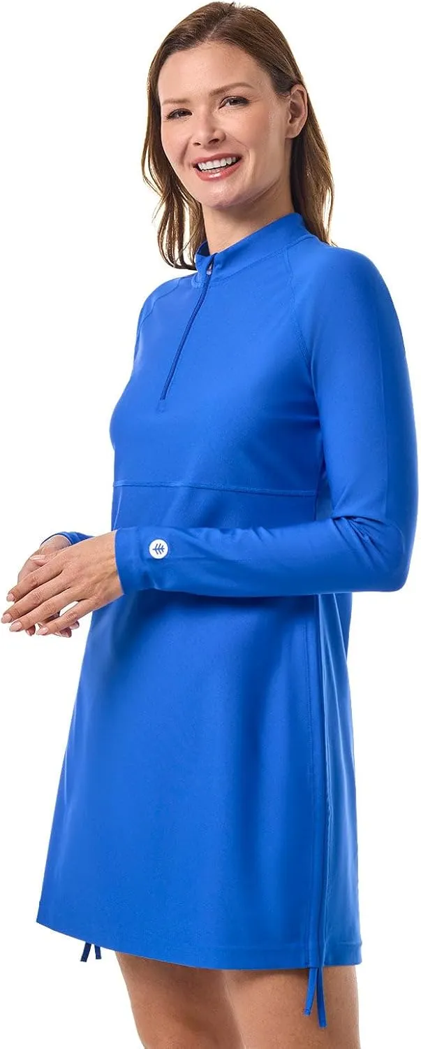 Coolibar UPF 50  Women's Lawai Ruche Swim Shirt - Sun Protective
