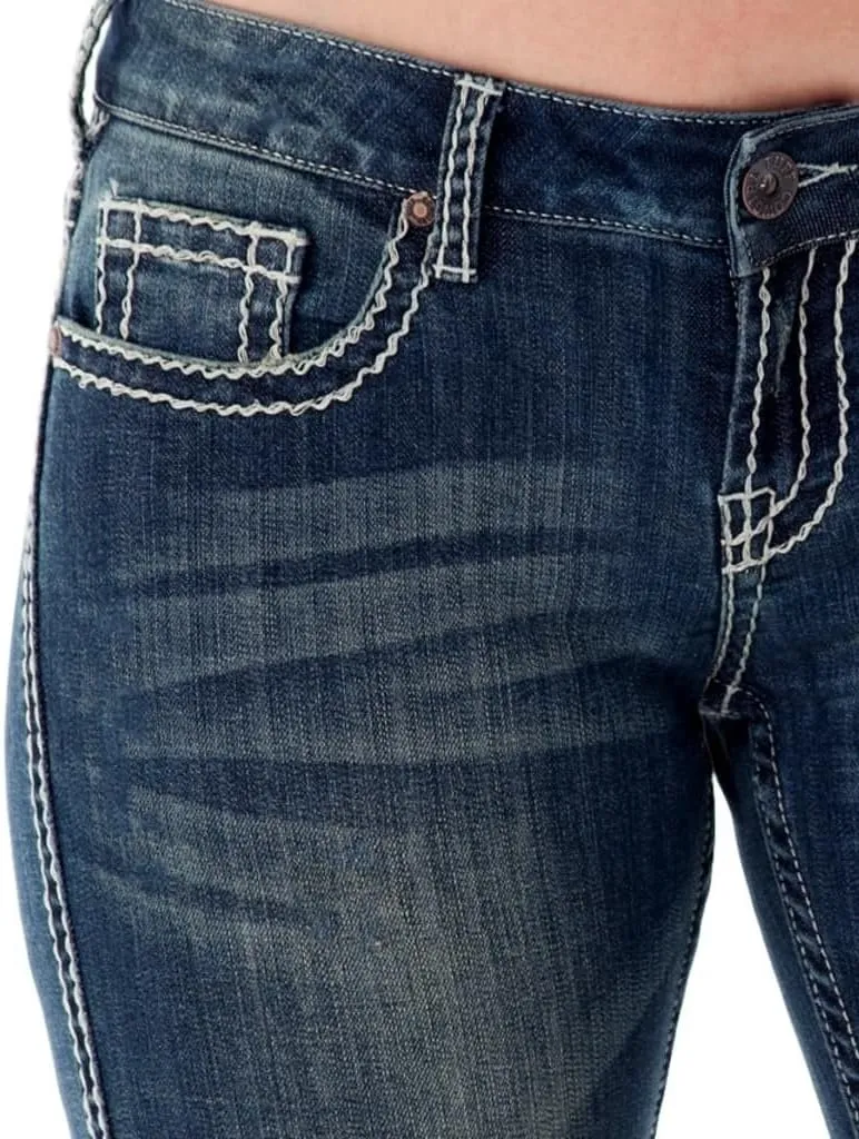 Cowgirl Tuff Women's Don't Fence Me in Jeans - J-Dfmi