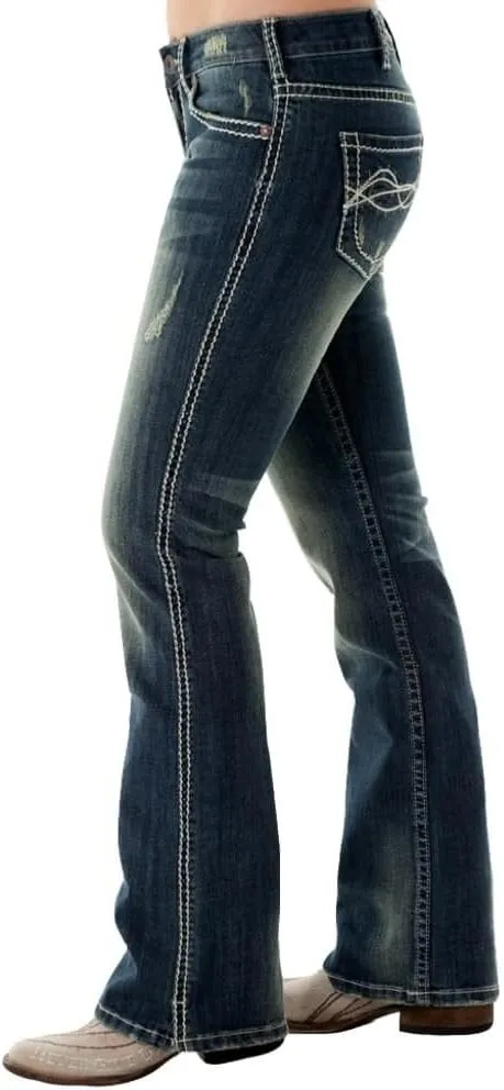 Cowgirl Tuff Women's Don't Fence Me in Jeans - J-Dfmi