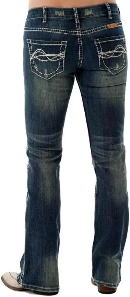 Cowgirl Tuff Women's Don't Fence Me in Jeans - J-Dfmi