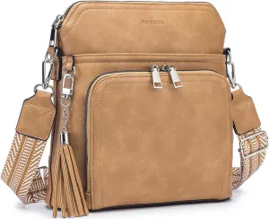 Crossbody Purse for Women,Lightweight Medium Crossbody Bag Soft Leather Women's Shoulder Handbags with Tassel