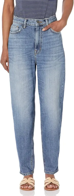 Current/Elliott Women’s The Jaunt – Balloon Leg High Waisted Jeans in Dunes Blue
