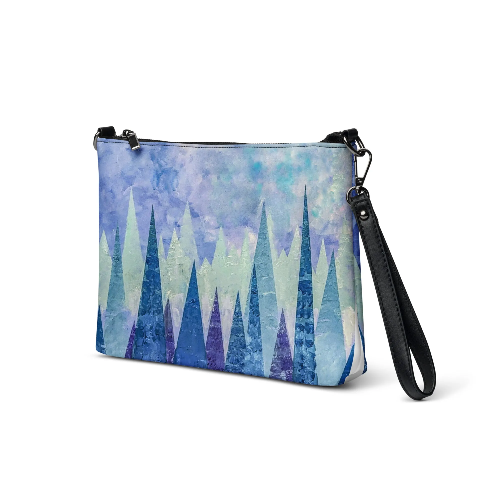 Daytime Crossbody Bag with Siena Tree Design and Compartmeny