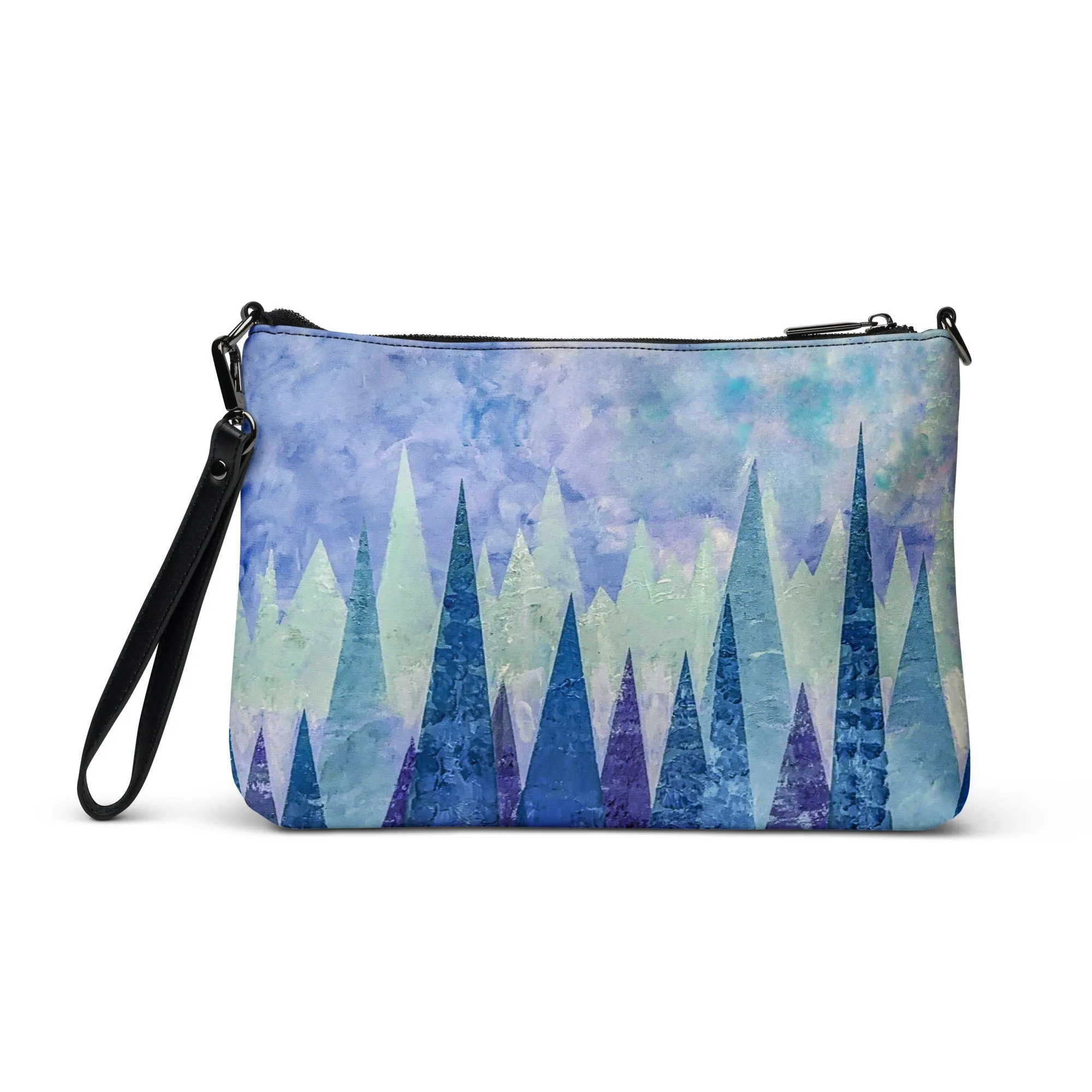 Daytime Crossbody Bag with Siena Tree Design and Compartmeny