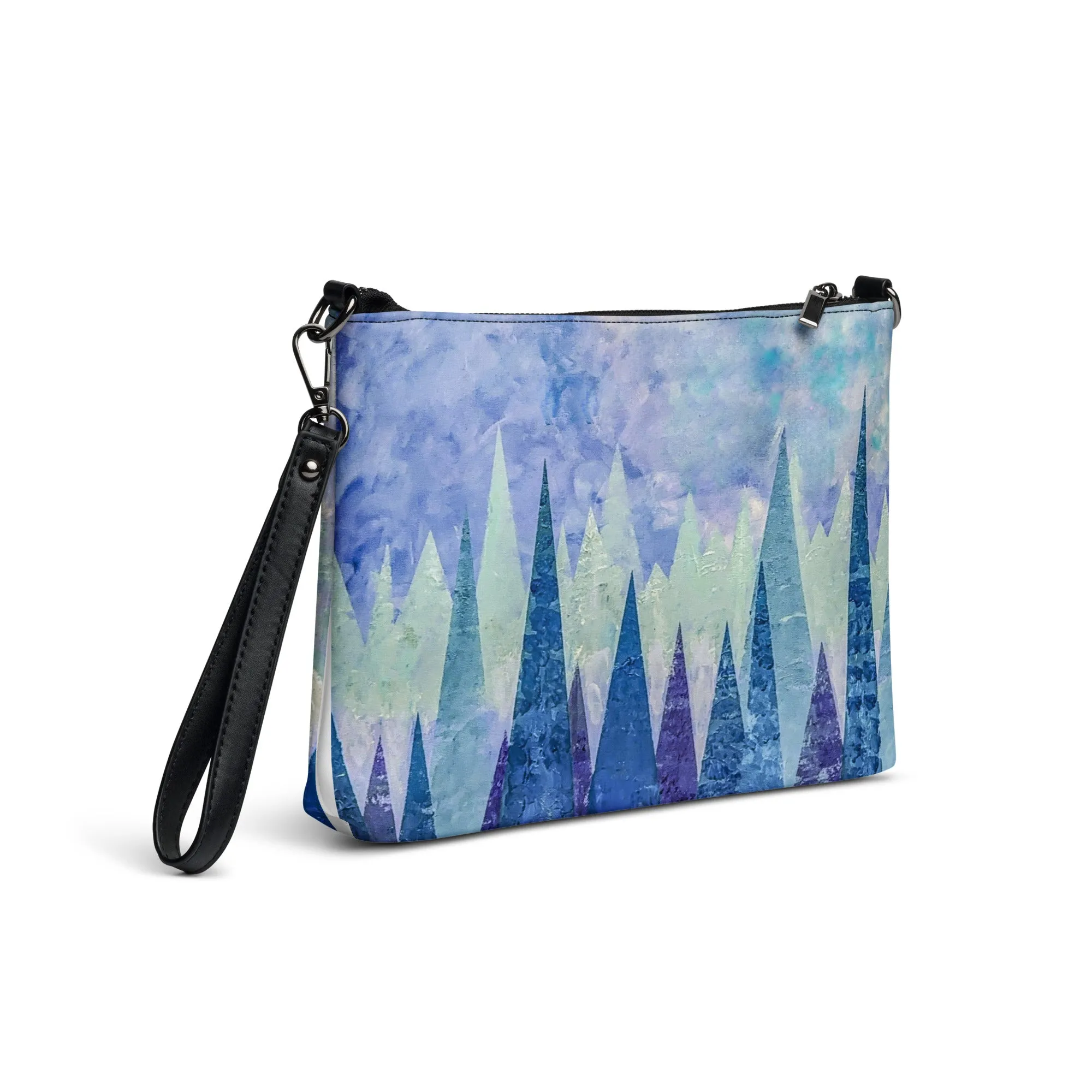 Daytime Crossbody Bag with Siena Tree Design and Compartmeny