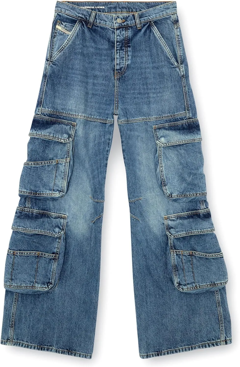 Diesel 1996 D-SIRE Relaxed Cargo Jeans