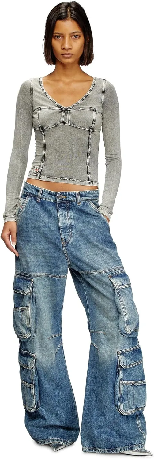 Diesel 1996 D-SIRE Relaxed Cargo Jeans