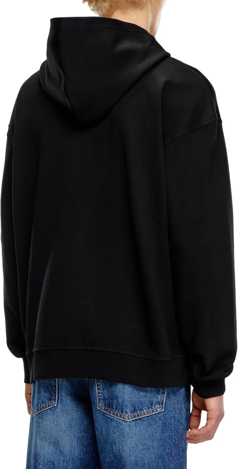 Diesel S-BOXT- Hoodie with embroidered patches