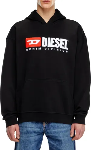 Diesel S-BOXT- Hoodie with embroidered patches
