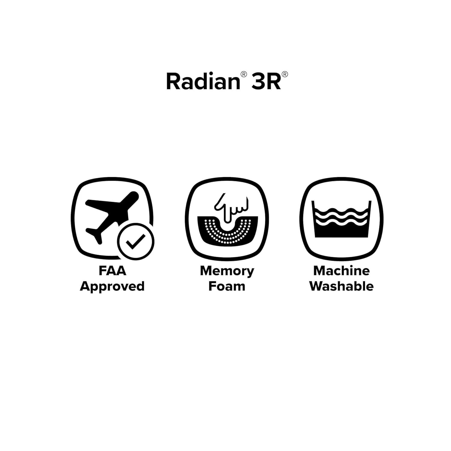 Diono Radian 3R, 3-in-1 Convertible Car Seat, Rear Facing & Forward Facing, 10 Years 1 Car Seat, Slim Fit 3 Across, Pink Blossom