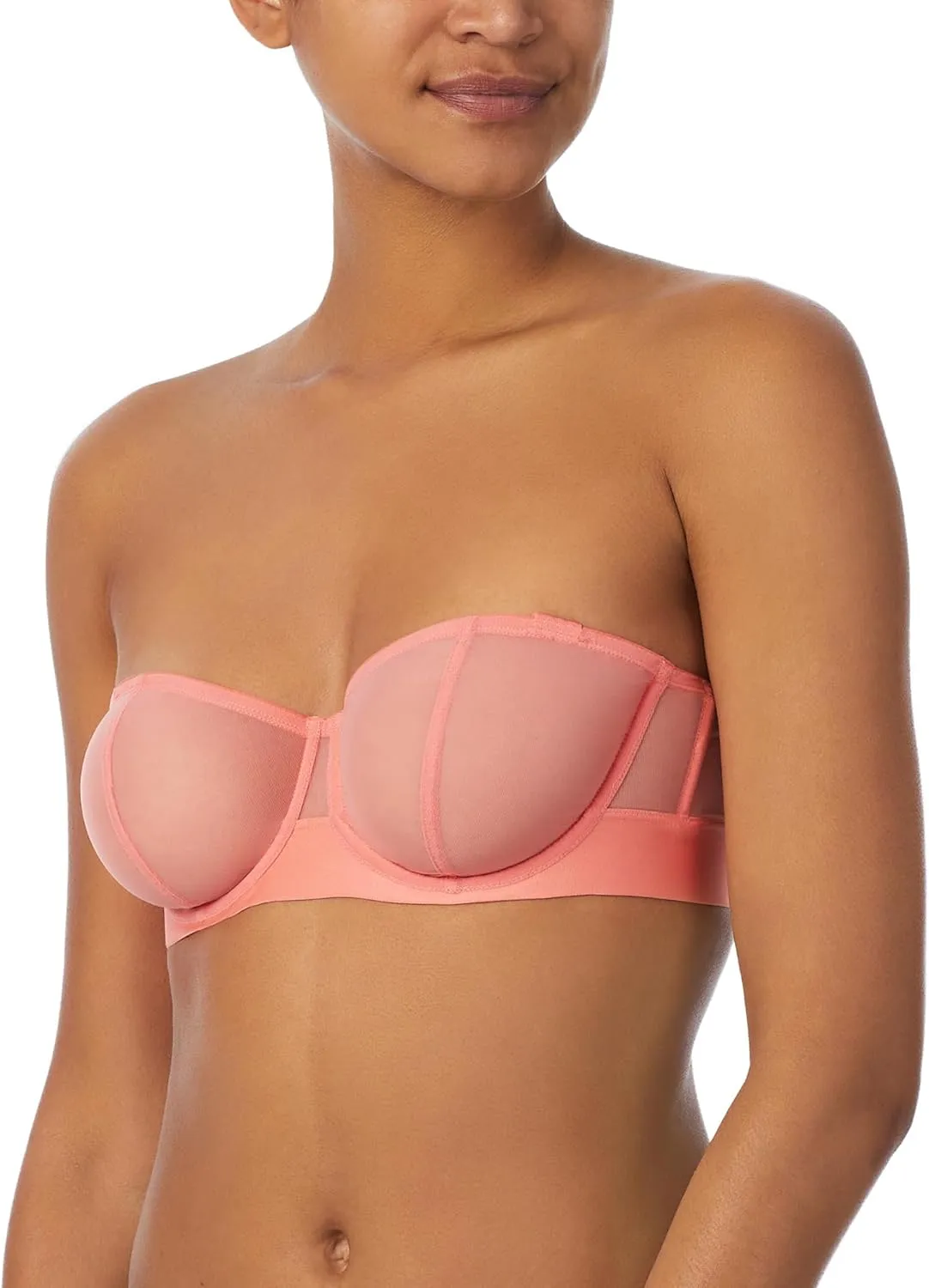 DKNY Women's Sheers Convertible Strapless Bra
