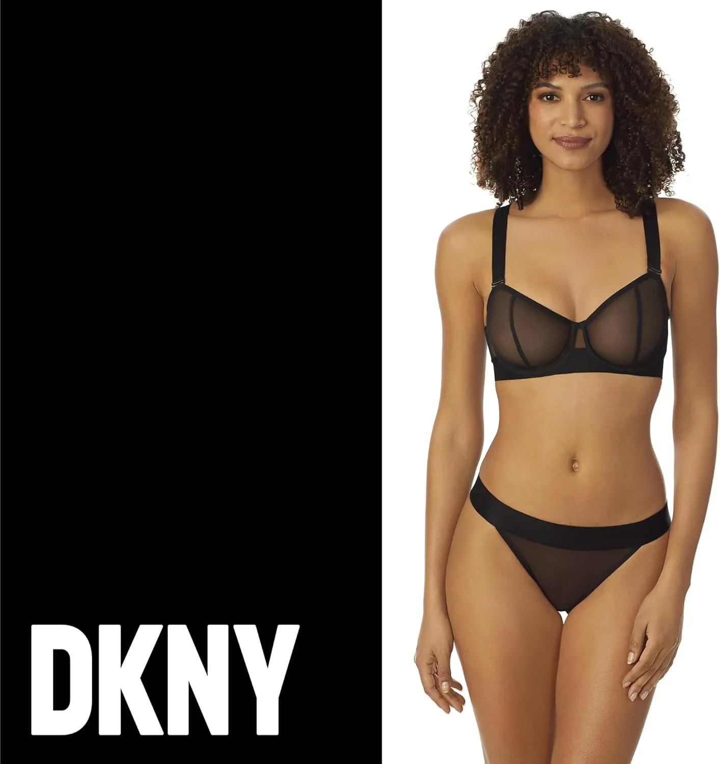 DKNY Women's Sheers Convertible Strapless Bra