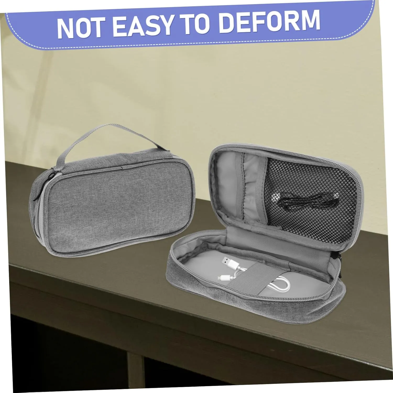 DOITOOL Small Earphone Storage Pouch Cable Organizer Bag Travel Earphone Accessories Bag Organize Your Digital Accessories