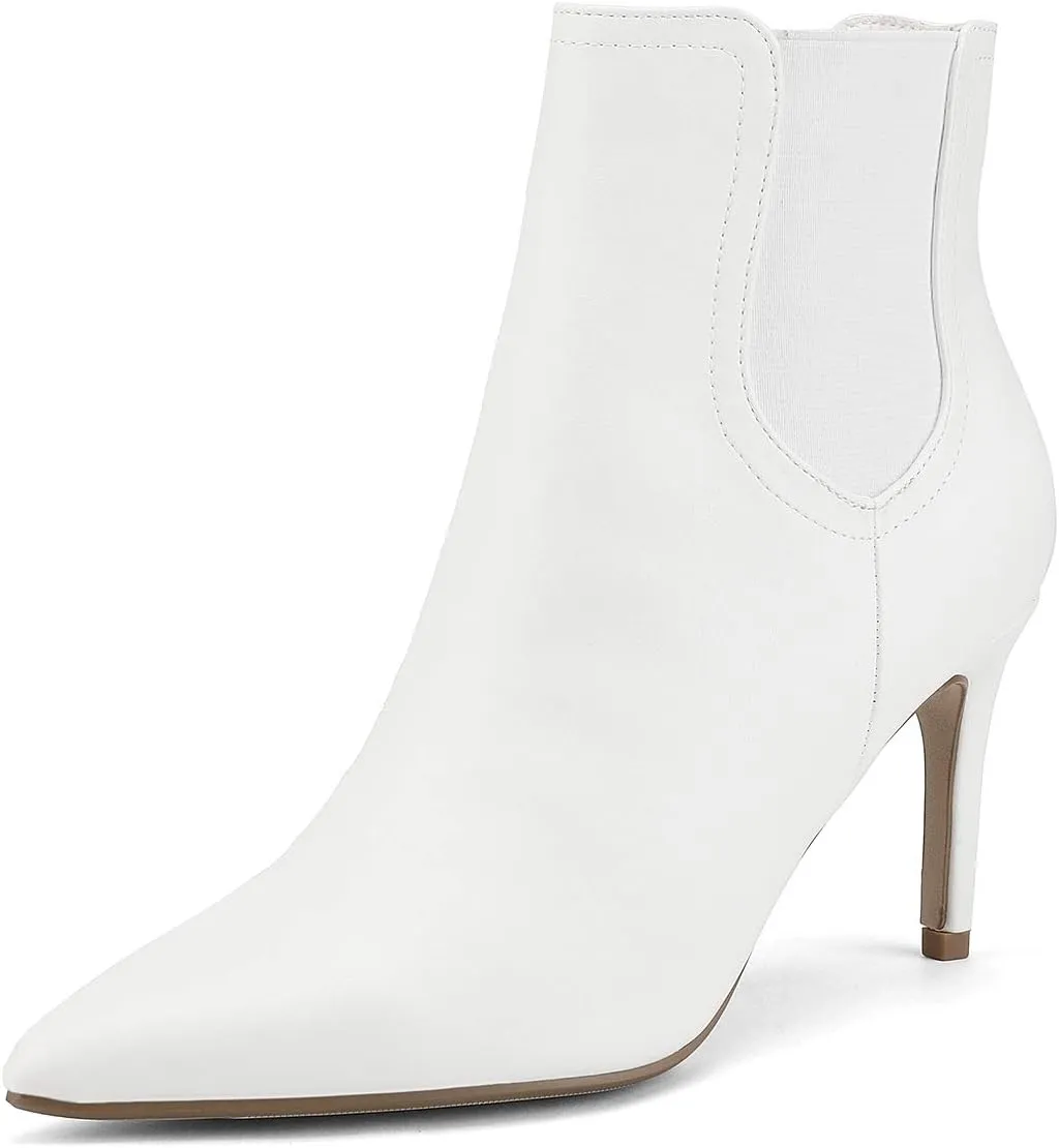 DREAM PAIRS Women's Pointed Toe Stiletto High Heel Ankle Booties