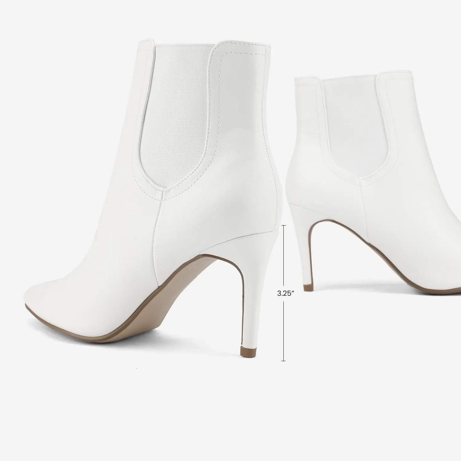 DREAM PAIRS Women's Pointed Toe Stiletto High Heel Ankle Booties