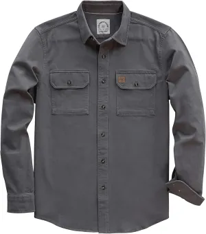 Dubinik® Denim Shirt Men Mens Denim Shirts Long Sleeve Mens Denim Button Down Shirt Cotton Regular Fit Casual Work Shirts