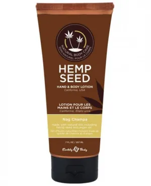 Earthly Body Hand & Body Lotion Nag Champa 7oz Tube
