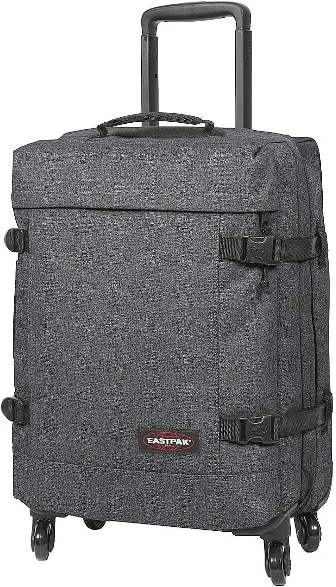 Eastpak Unisex-Adult's Trans4 S (54 cm, 44 L), Black Denim, 54 Centimeters