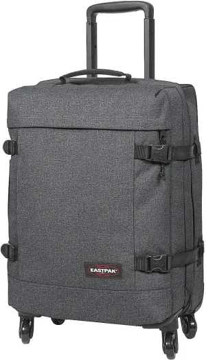 Eastpak Unisex-Adult's Trans4 S (54 cm, 44 L), Black Denim, 54 Centimeters