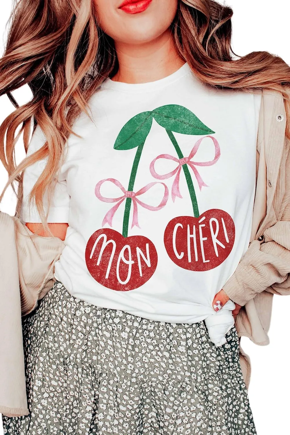 Ecosunny T-Shirt for Women White It's A Good Day to Drink ON A Boat Slogan Graphic Tee