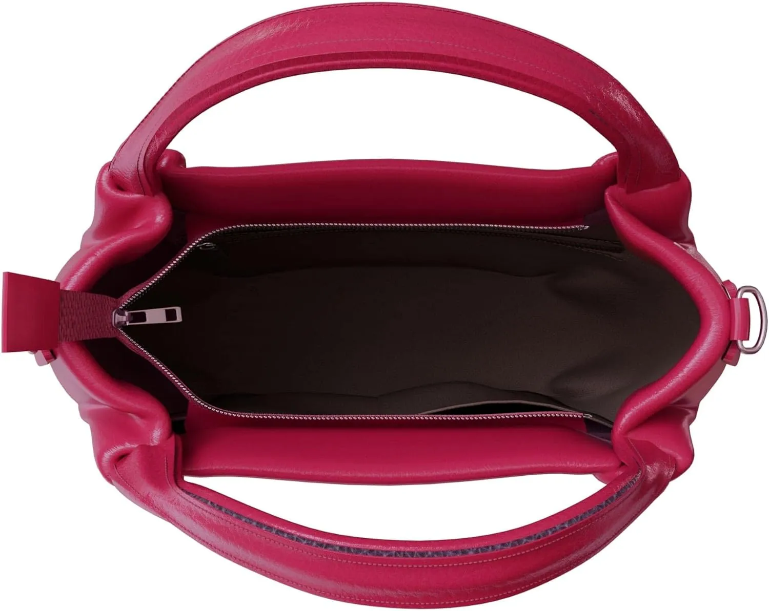 Elegant vegan women's handbag made of faux leather with shoulder function 30610