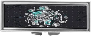 Elephant Pill Box for Purse or Pocket Pill Case Decorative Boxes Gift Box Pill Organizer for Travel Pill Box