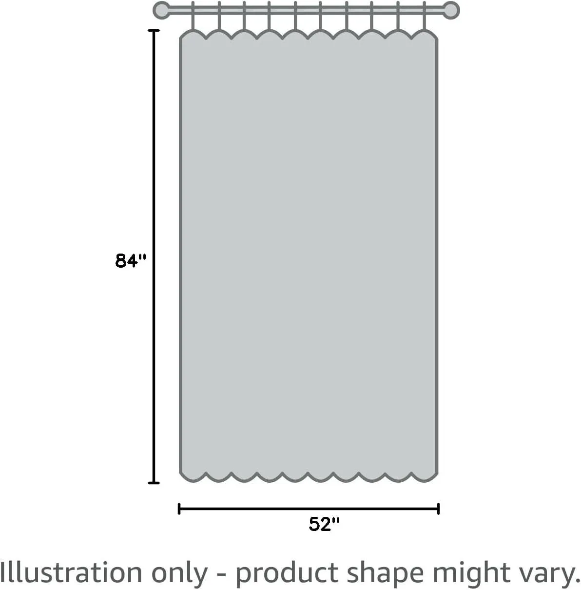 Elrene Home Fashions Giovanni Medallion Block Print Linen Blend Blackout Lined Window Curtain Panel, 52"x84", Sage