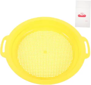 Equipment Mesh Pan Sieve Pan Portable Sifting Pan for Prospecting Easy to Clean Non-Slip Design