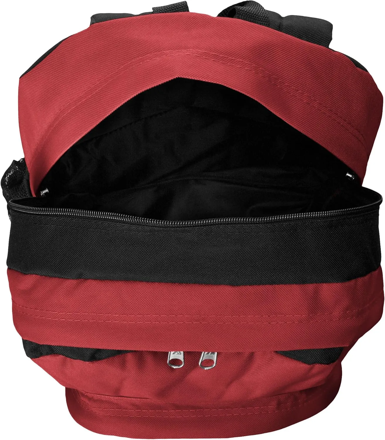 Everest Double Main Compartment Backpack, Burgandy, One Size