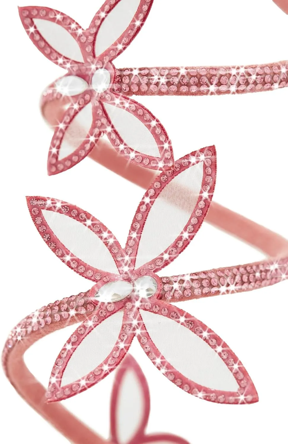 Fantasy Women's Diamante Butterfly Detail Wrap Around Strap Platform Stiletto Heel Sandal